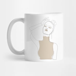 Beige Touch Mug